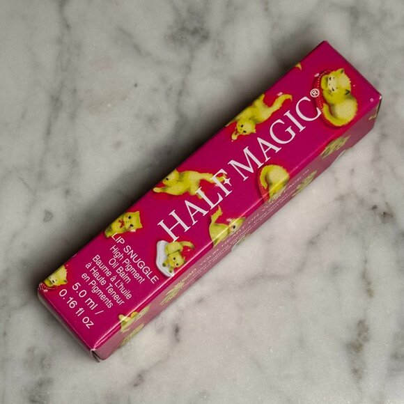 HALF MAGIC Lip Snuggle High Pigment Oil Balm | Say Purr (cool rose) | NEW MAKEUP - Picture 3 of 7
